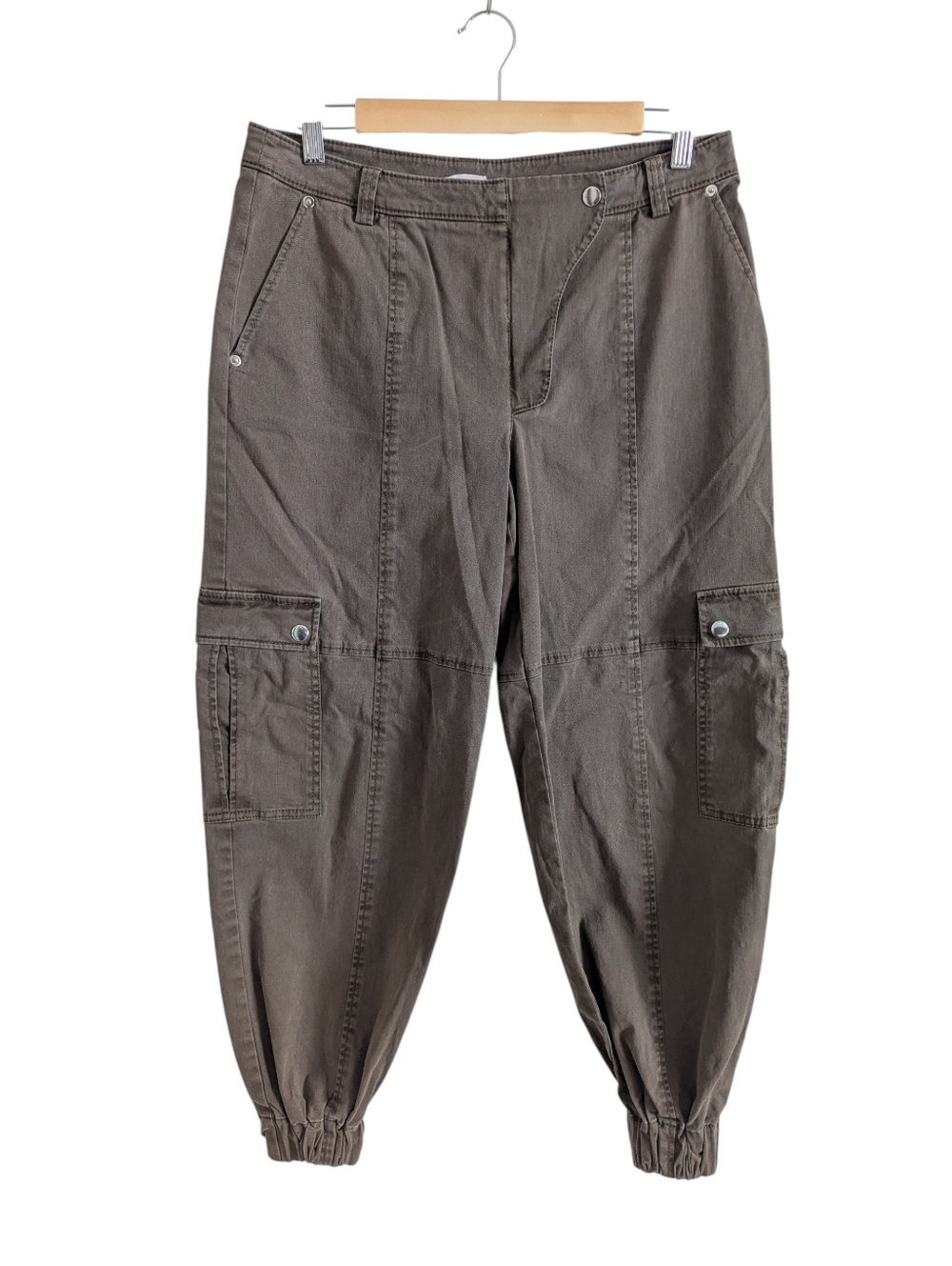 cinq a sept Olive Cargo Jogger Pants Medium